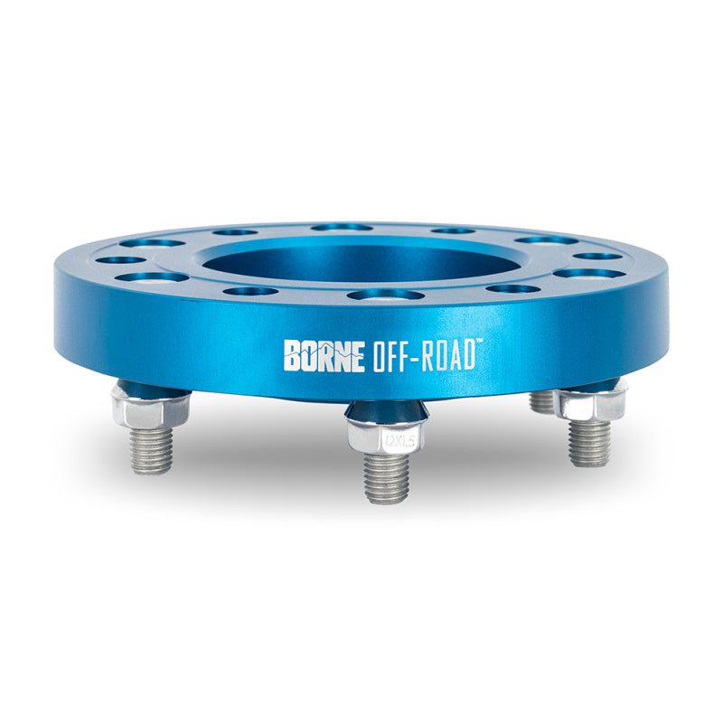 Load image into Gallery viewer, Borne Off-Road Wheel Spacers 5x150 110.1 25 M14 Blue
