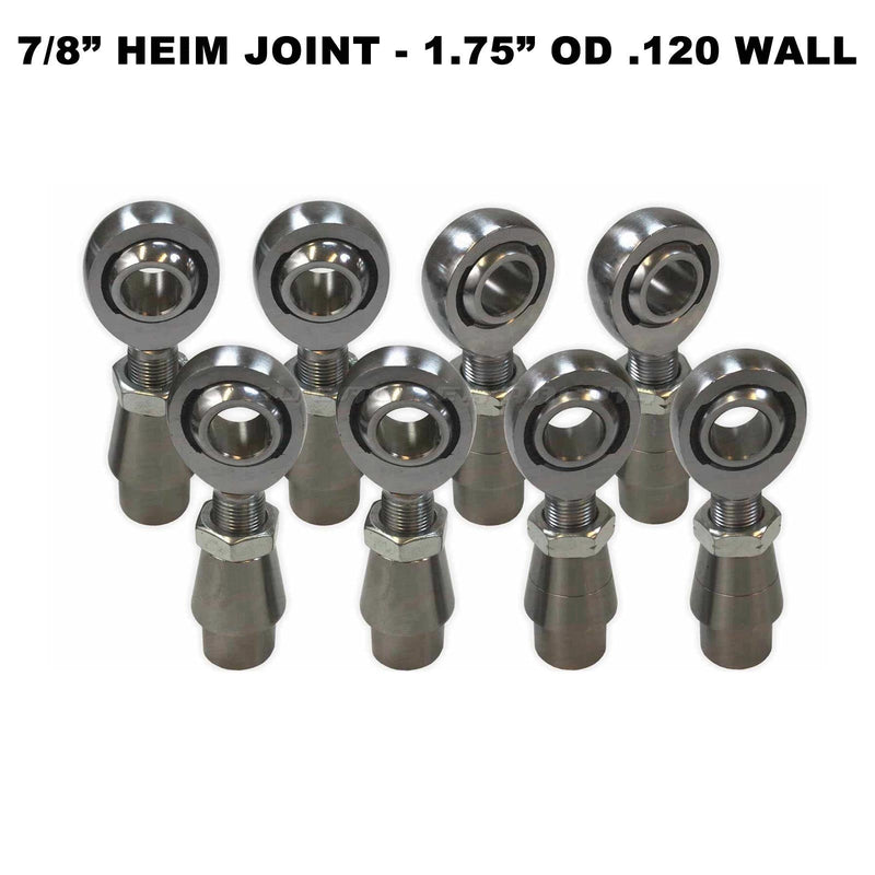Load image into Gallery viewer, 4 Link Rod End Kit -  7/8" Chromoly Heim - 1.75" OD Tubing
