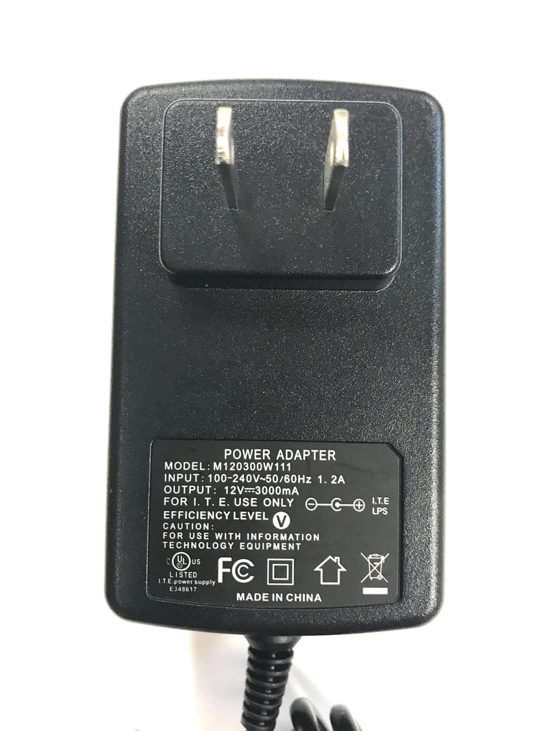 Load image into Gallery viewer, Naxa AC Adapter Power Supply Charger for LED LCD TVs and TV-DVD Televisions up to 15" (12V, 3A, 36W, 2.1mm x 5.5mm)
