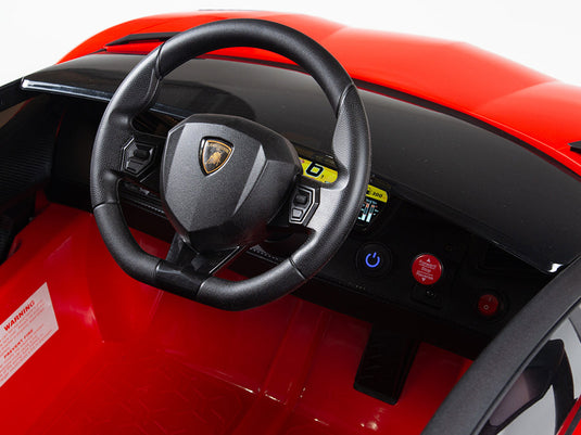 Lamborghini Aventador Ride On 12v Toy Car For Children W/Magic Cars® Parental Control