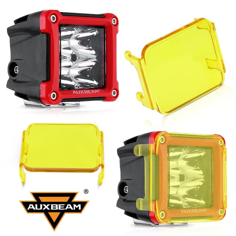 Load image into Gallery viewer, 3&quot; 40W LED Pods Light Spot/Flood Multicolor frame with wiring harness for JEEP

