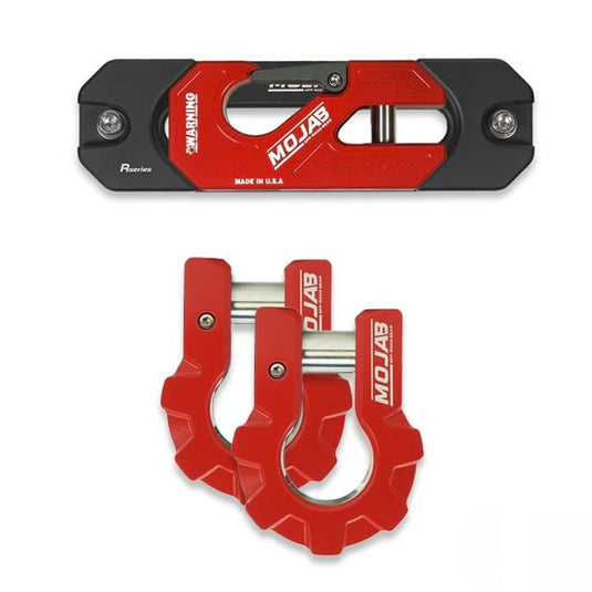 Color Matched Recessed Winch Shackle & Fairlead Kit + 3/4” Extreme Duty Aluminum Shackles (ceramic coated)lifetime warranty