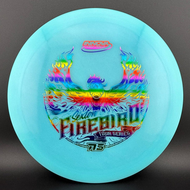 Load image into Gallery viewer, 2020 Glow Champion Firebird - Blue/Rainbow Foil - Nate Sexton TS
