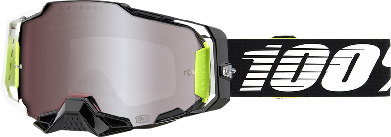 Load image into Gallery viewer, 100% Armega Goggles - RACR - HiPER Silver Mirror 50003-00007
