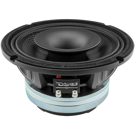 8" Neodymium Coaxial Hybrid Mid-Bass Water resistant Carbon Fiber Cone Loudspeaker with Built-in Driver  400 Watts Rms 4-Ohm