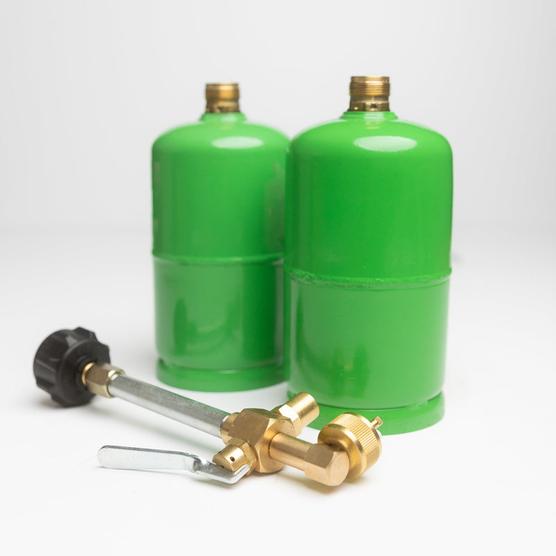 Load image into Gallery viewer, Refillable 1LB Propane Travel Kit
