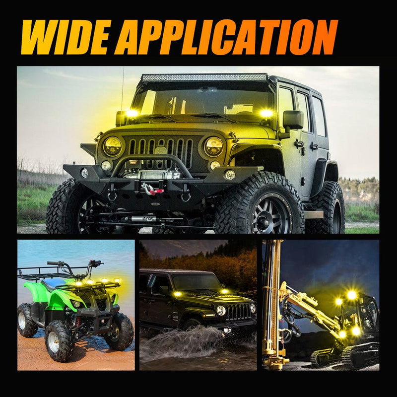 Load image into Gallery viewer, R4 Series | 4 Inch 60W LED Pods Amber Spot Driving Light
