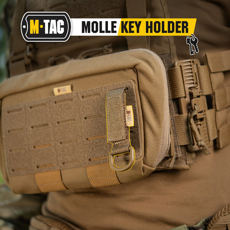 Load image into Gallery viewer, M-Tac Key Holder for Belt with D-Ring Key Clip
