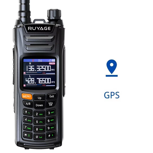 Ruyage UV6D VHF UHF Analog Long Range Two Way Radio Walkie Talkie