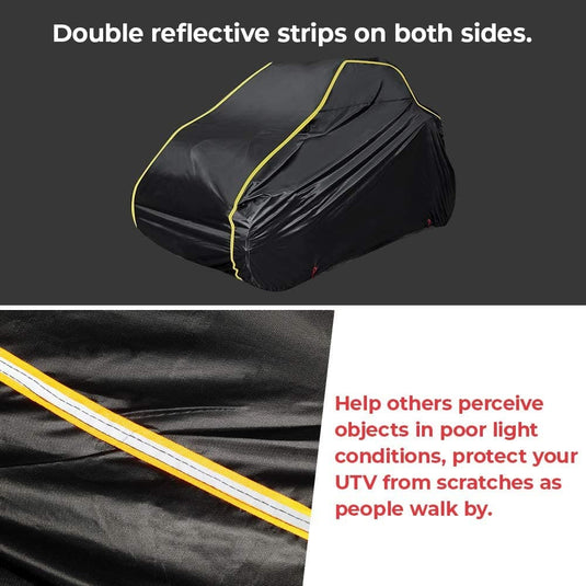 UTV Cover with Rlective Strip Fit Polaris RZR