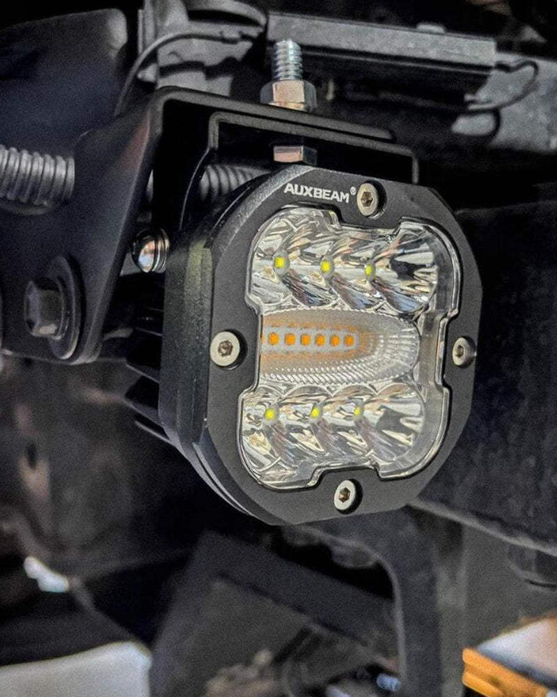 Load image into Gallery viewer, XP-ULTRA Series 3 INCH 96W 9600LM LED PODS 6 MODES WHITE AMBER FLASHING LED DRIVING LIGHTS
