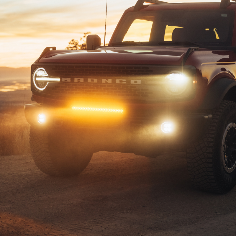 Load image into Gallery viewer, Ford Bronco (2021+) - LED Capable Bumper Fog Light Kit
