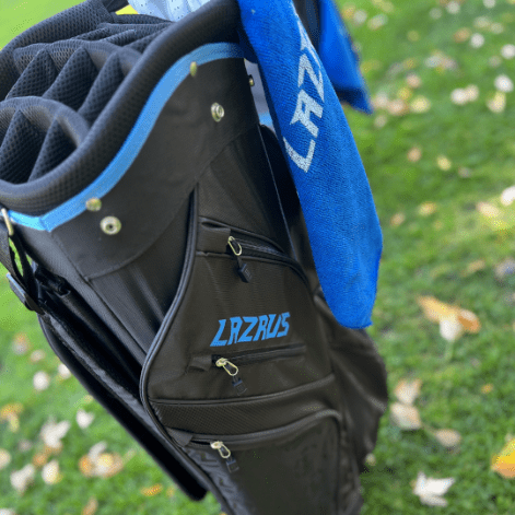Load image into Gallery viewer, Lazrus Golf Premium Black Golf Bags
