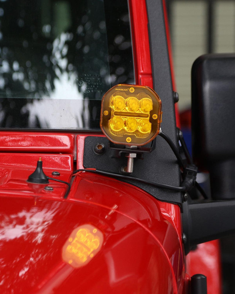 Load image into Gallery viewer, XP-ULTRA Series 3 Inch 84W LED Combo Pod Light Off Road Lights with White DRL&amp;Amber Turn Signal Light
