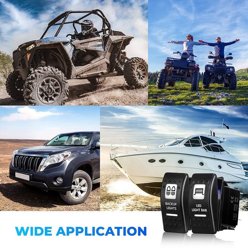 Load image into Gallery viewer, 5Pin UTV ATV Rocker Switch
