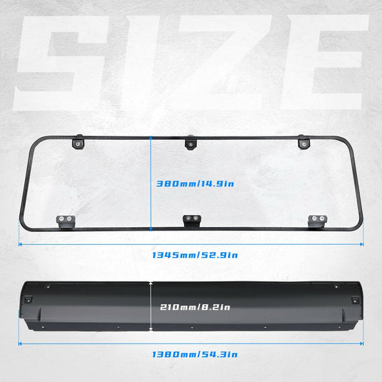 Rear Windshield Clear for Polaris General 1000 / 4 2016-2024