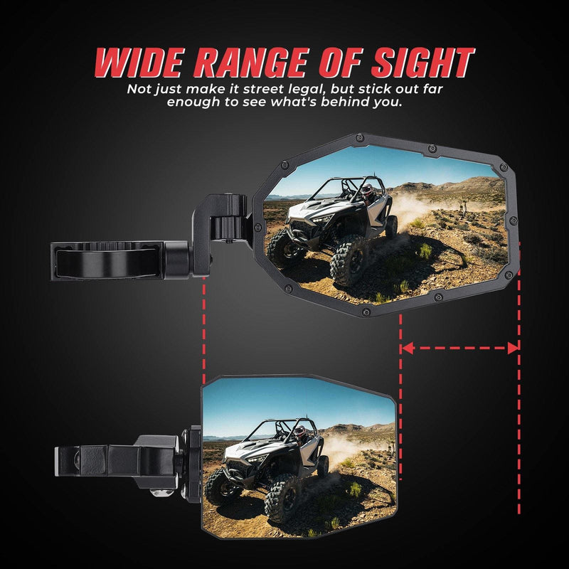 Load image into Gallery viewer, Mirrors with LED Turn Signal Lights(New Design) Compatible With Polaris Ranger
