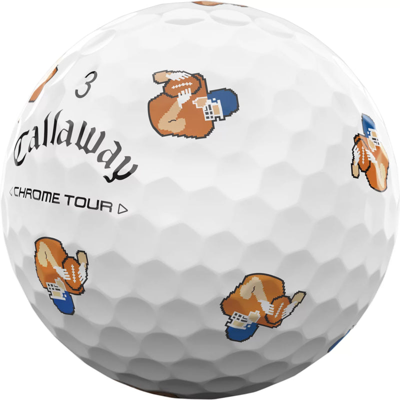 Load image into Gallery viewer, Callaway 2024 Chrome Tour Retro Football Truvis Golf Balls
