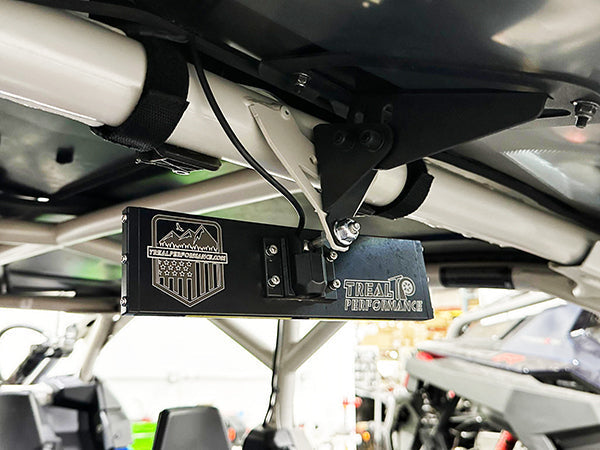 Load image into Gallery viewer, Treal Performance| Curved UTV Rear View Center Mirror w/ LED Light
