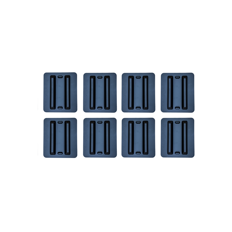 Load image into Gallery viewer, Firewood Rack Support Bases   Black or Brown  Woodhaven
