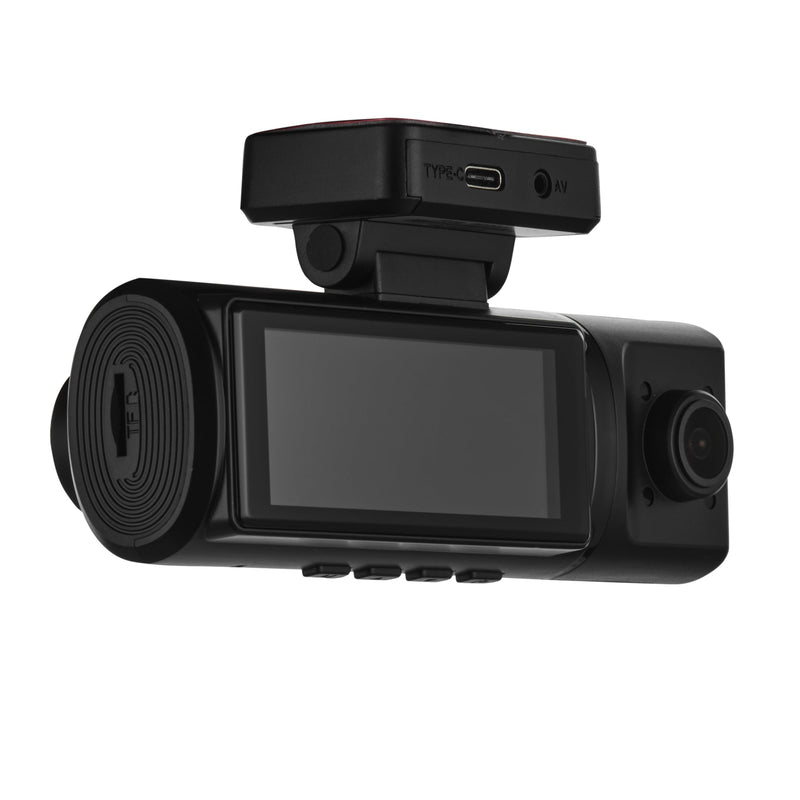Load image into Gallery viewer, 4K Triple Dash Camera with Front, In-Cabin and Rear Cameras, Wi-Fi, GPS and 3.16” IPS Display
