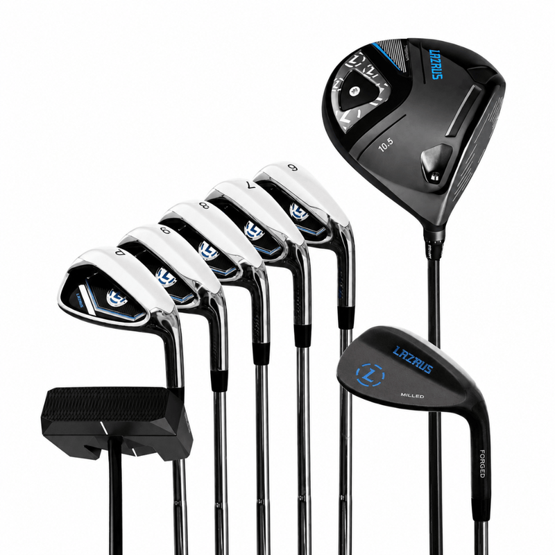 Load image into Gallery viewer, Lazrus Golf 8 pc Set - LAZ2 Driver, 6-PW Irons, 52° Wedge, Putter
