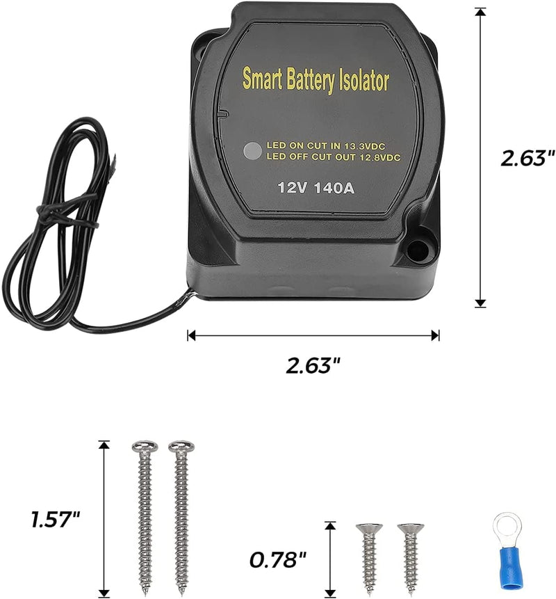 Load image into Gallery viewer, UTV ATV Dual Battery Isolator Kit 12V 140AMP
