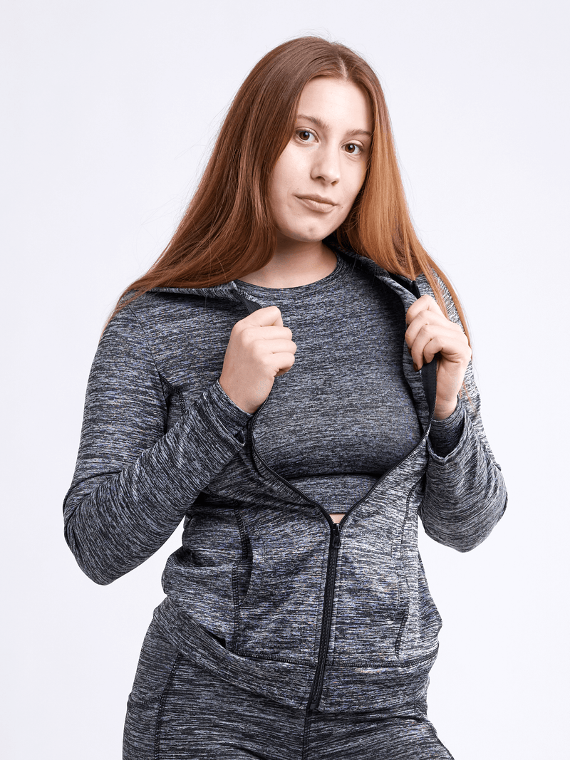 Load image into Gallery viewer, JupiterGear Athletic Fitted Zip-Up Hoodie Jacket with Pockets
