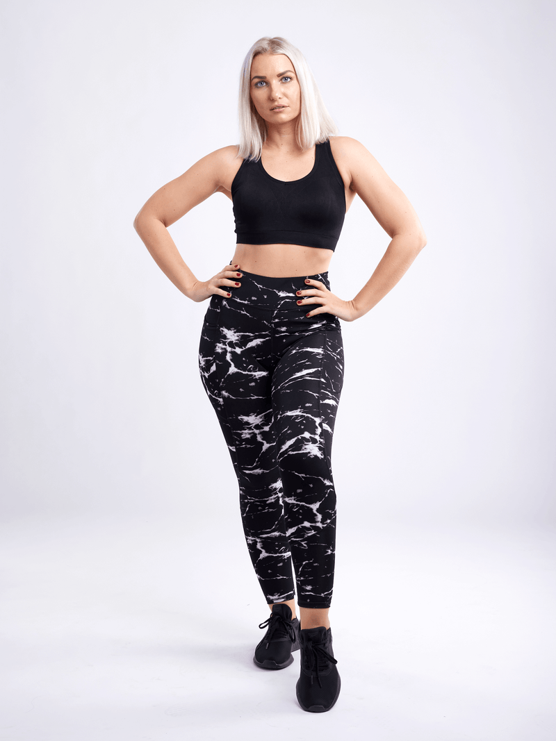 Load image into Gallery viewer, JupiterGear High-Waisted Classic Gym Leggings with Side Pockets
