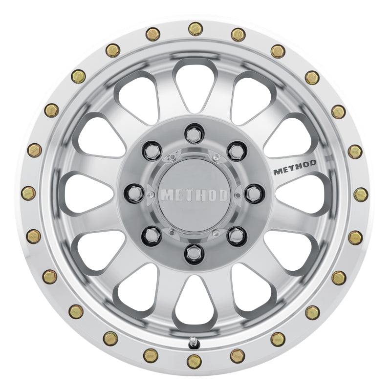 Load image into Gallery viewer, Method MR304 Double Standard 17x8.5 0mm Offset 8x6.5 130.81mm CB Machined/Clear Coat Wheel
