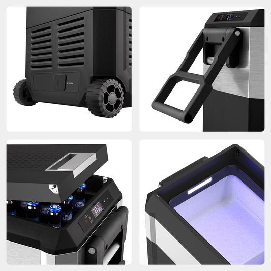 Load image into Gallery viewer, JP40 Pro Dual Zone Wheeled Portable Freezer | ICECO | 40 LT
