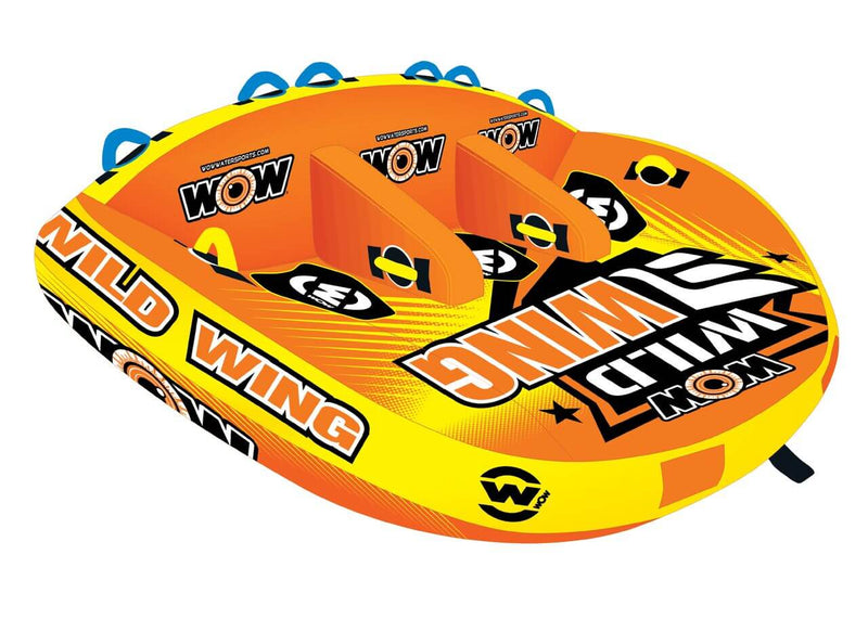 Load image into Gallery viewer, WOW Sports Wild Wing 3 Person Towable Water Tube For Pool and Lake (18-1130)

