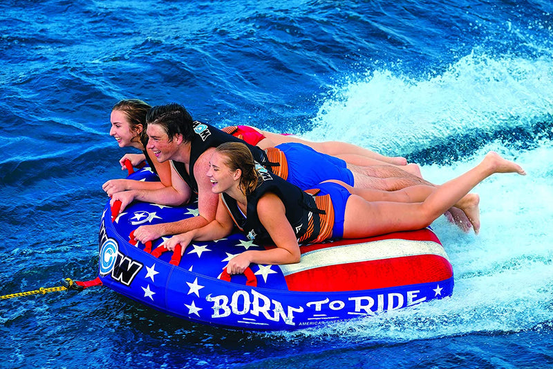 Load image into Gallery viewer, WOW Watersports Born to Ride 3 Person 3P Towable
