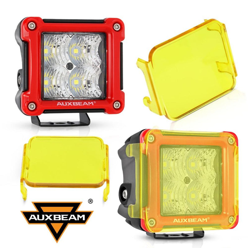 Load image into Gallery viewer, 3 Inch 40W LED Pods Light Spot/Flood Multicolor frame with wiring harness for SUV ATV UTV Trucks Pickup Boat
