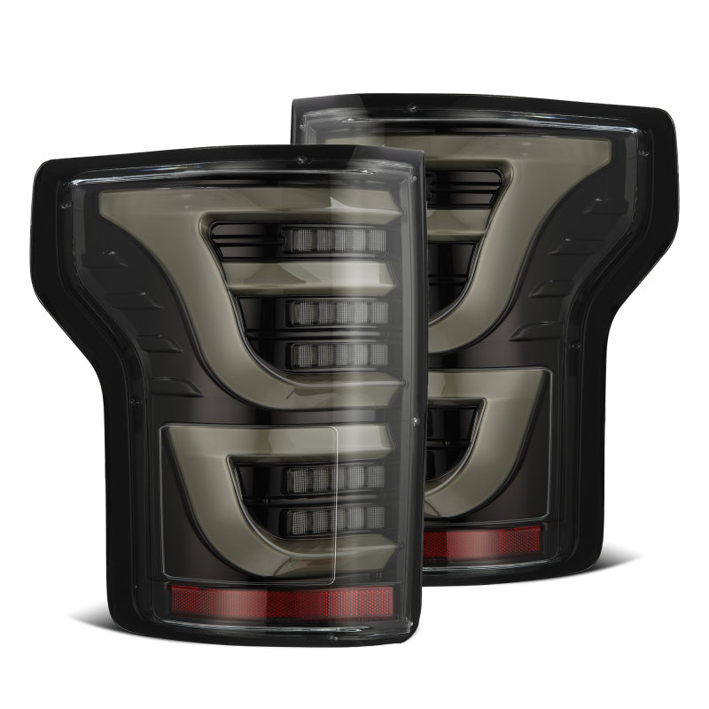Load image into Gallery viewer, AlphaRex 15-20 Ford F150 Luxx-Series LED Tail Lights Alpha-Black
