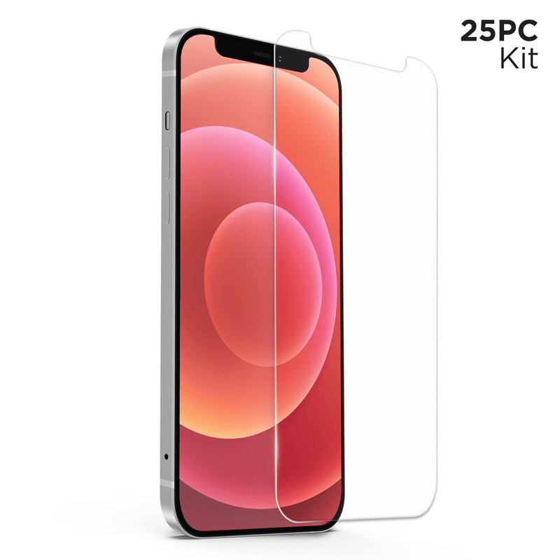 Load image into Gallery viewer, Naztech IntelliShield HD Tempered Glass 25pc Set for the iPhone 12 Mini
