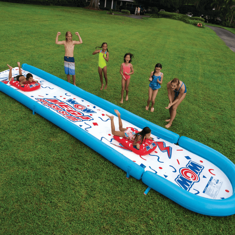 Load image into Gallery viewer, WOW Watersports 25 Ft Mega Backyard Slide with Splash Pool
