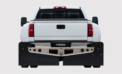 Access Rockstar 3XL 2020+ Chevrolet/GMC 2500/3500 Diamond Plte Trim Fit Rubber Hitch Mount Mud Flaps A10201223
