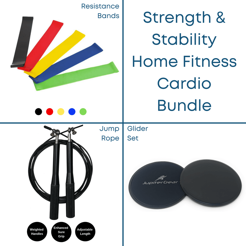 Load image into Gallery viewer, Strength &amp; Stability Home Fitness Cardio Bundle

