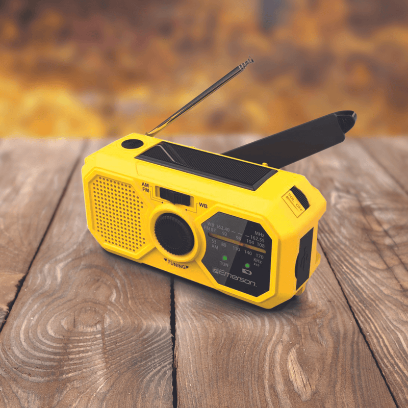 Load image into Gallery viewer, Emerson Emergency AM / FM Radio with Weather Band and Power Bank
