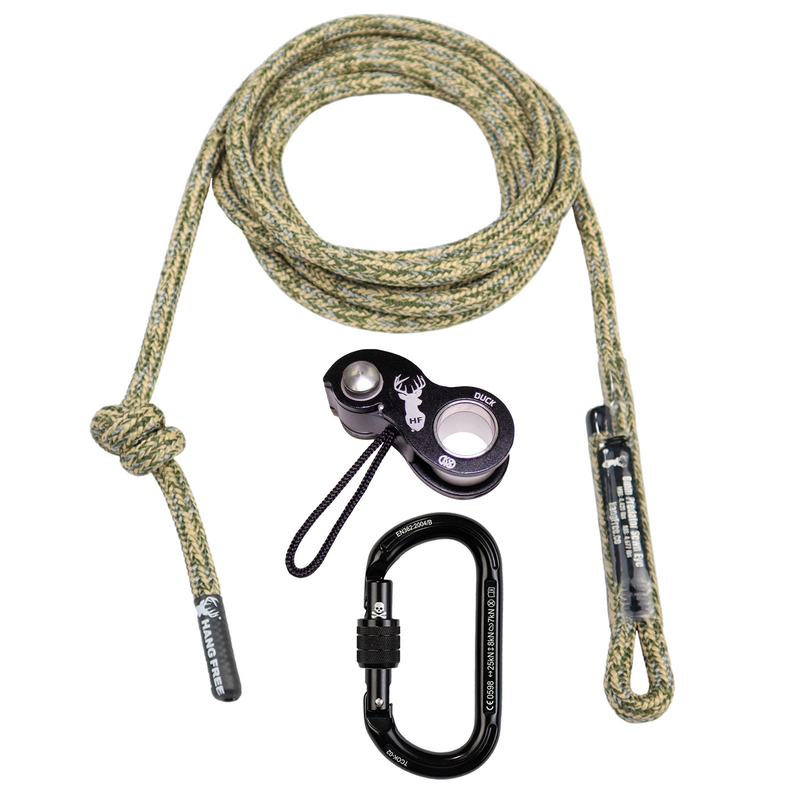 Load image into Gallery viewer, 8mm Predator™ Deluxe Sewn Tree Tether &amp; Lineman's Belts
