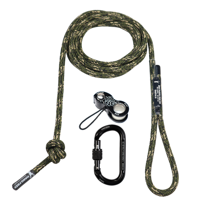 Load image into Gallery viewer, 8mm Predator™ Deluxe Sewn Tree Tether &amp; Lineman's Belts

