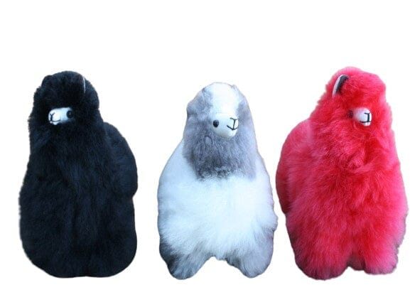 Load image into Gallery viewer, 9" Standing Fur Alpaca Toy
