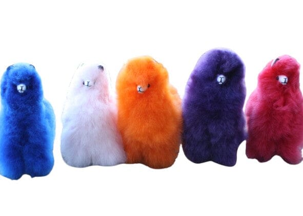 Load image into Gallery viewer, 9" Standing Fur Alpaca Toy
