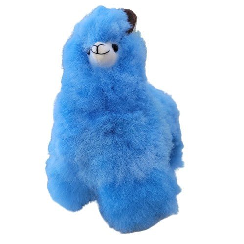 Load image into Gallery viewer, 9" Standing Fur Alpaca Toy

