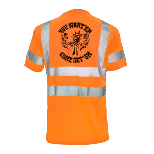 Come Get 'EM - Reflective Safety T-Shirt