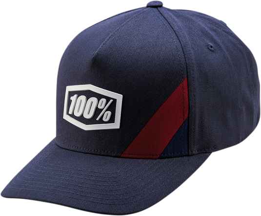 100% Cornerstone Snapback Hat - Steel 20070-245-01