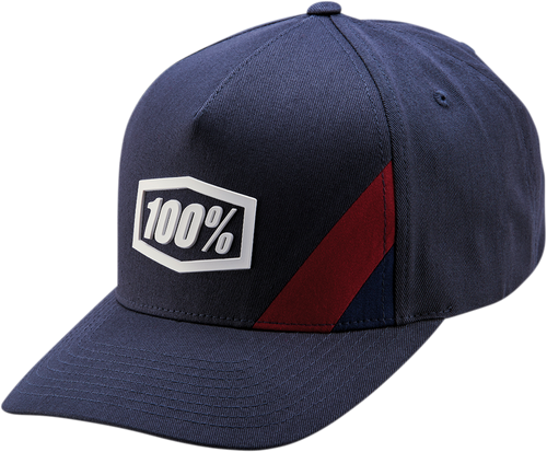 100% Cornerstone Snapback Hat - Steel 20070-245-01