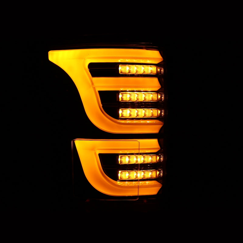 Load image into Gallery viewer, AlphaRex 15-20 Ford F150 Luxx-Series LED Tail Lights Alpha-Black
