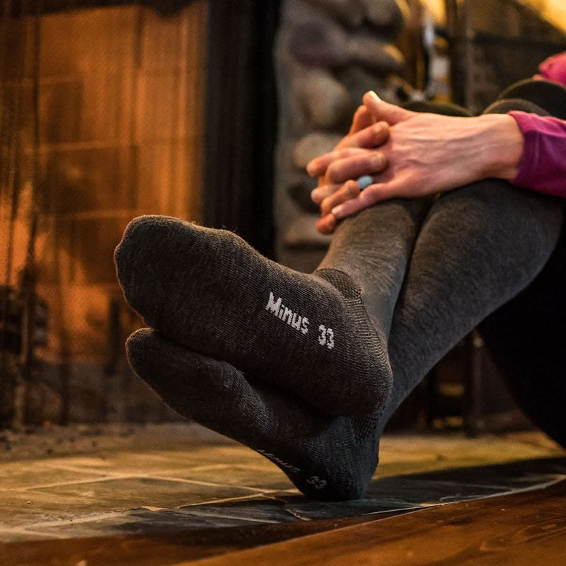 Load image into Gallery viewer, Lightweight Wool Ski Sock - Over the Calf Socks
